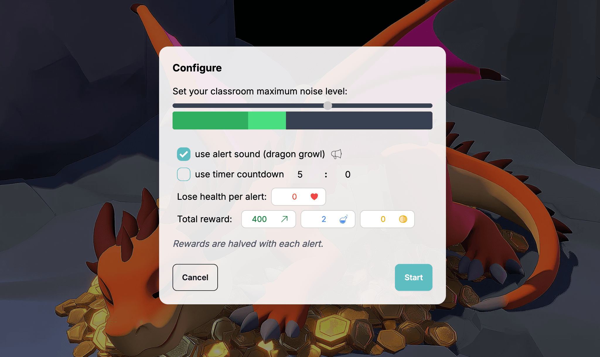 Silence Challenge Configuration