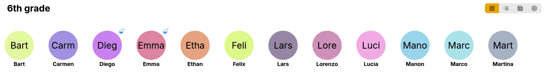 Class Dashboard